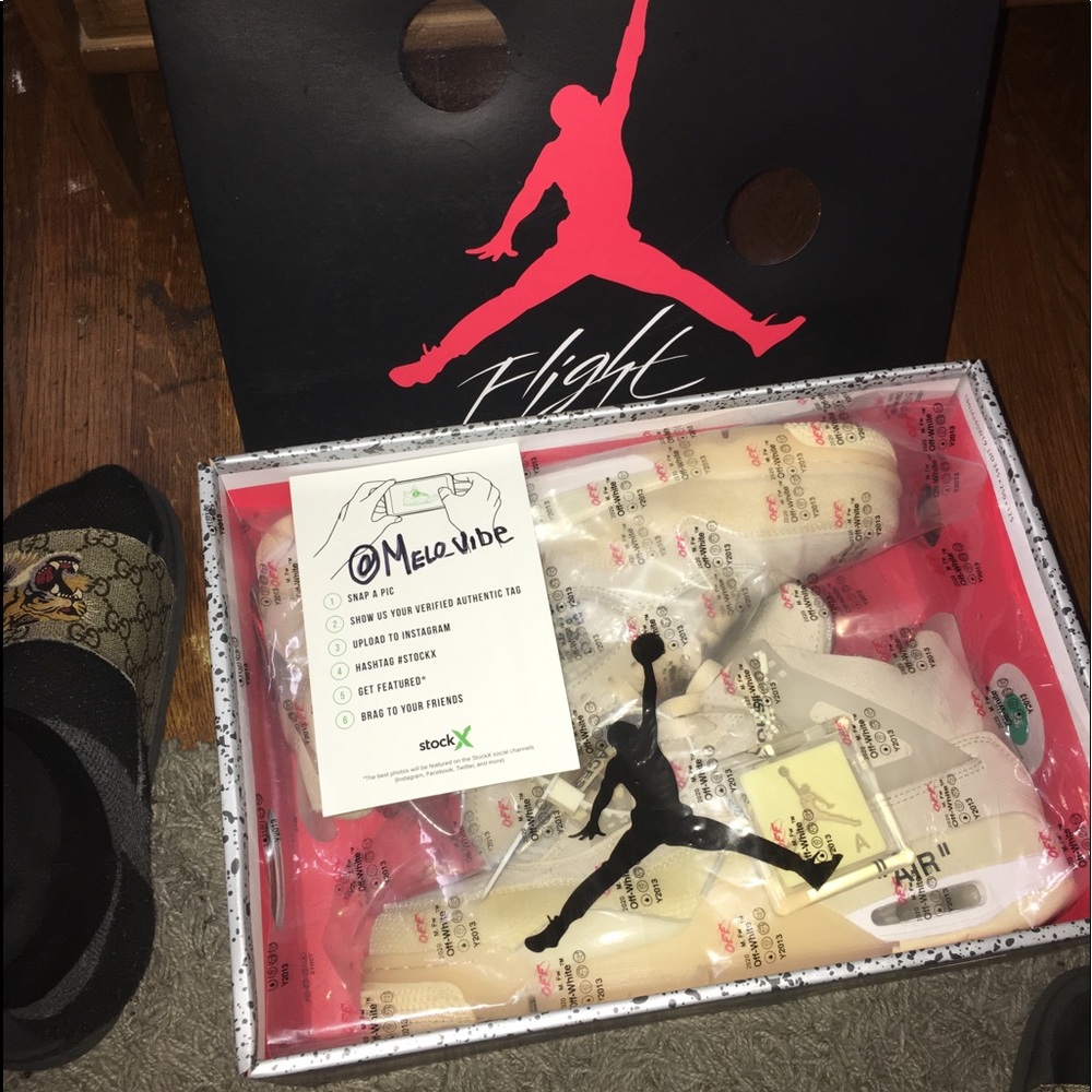 Jordan 4 Offwhite Sail